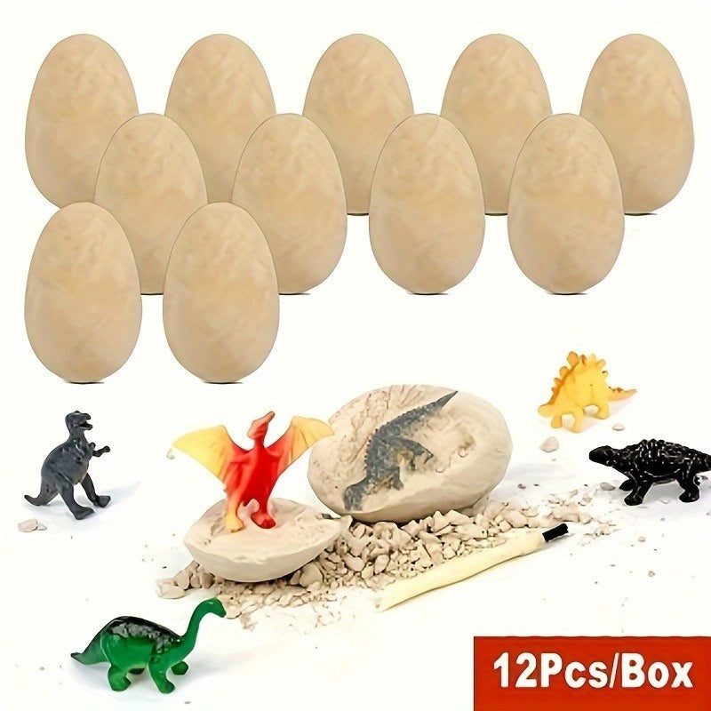 12pcs dinosaur egg set   mental development enhances