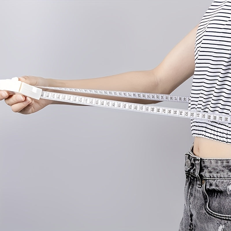 1pc   automatic retractable body tape measure locking