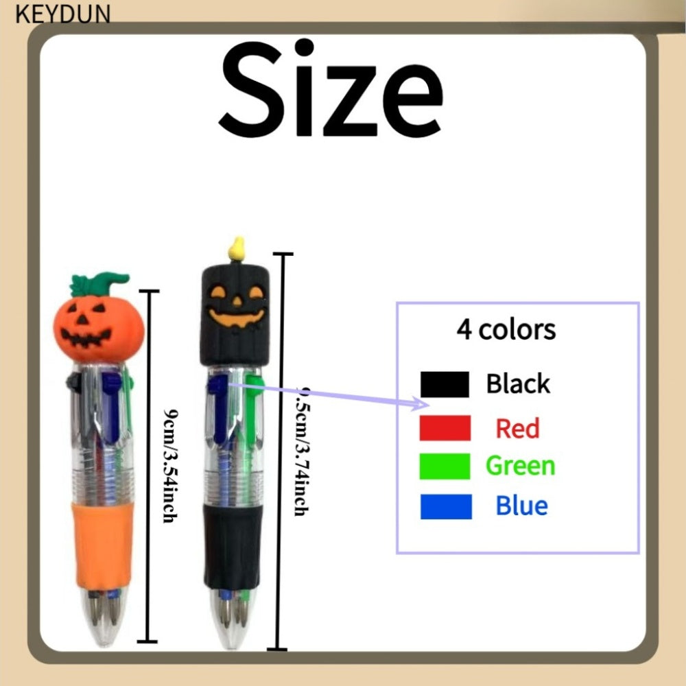 14pcs random color halloween cartoon mini 4 in 1 pens ideal