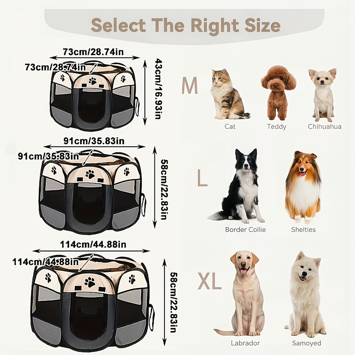 octagonal pet enclosure pet tent oxford bunai scratch