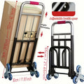 heavy duty folding trolley   adjustable buckles stair