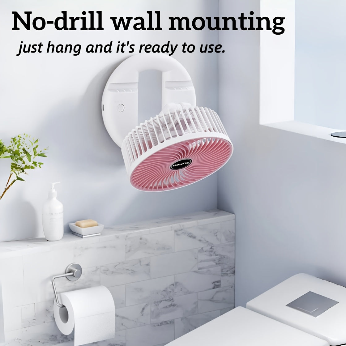 folding 2 in 1 tabletop wall mounted fan 120 degree