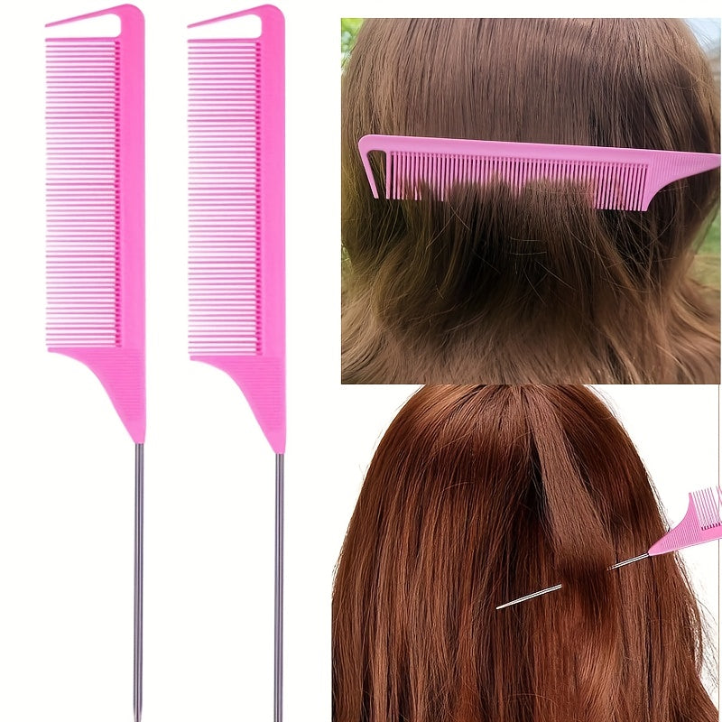 8pcs hair brush set 4pcs topsy hair tail tools 1pc bristle