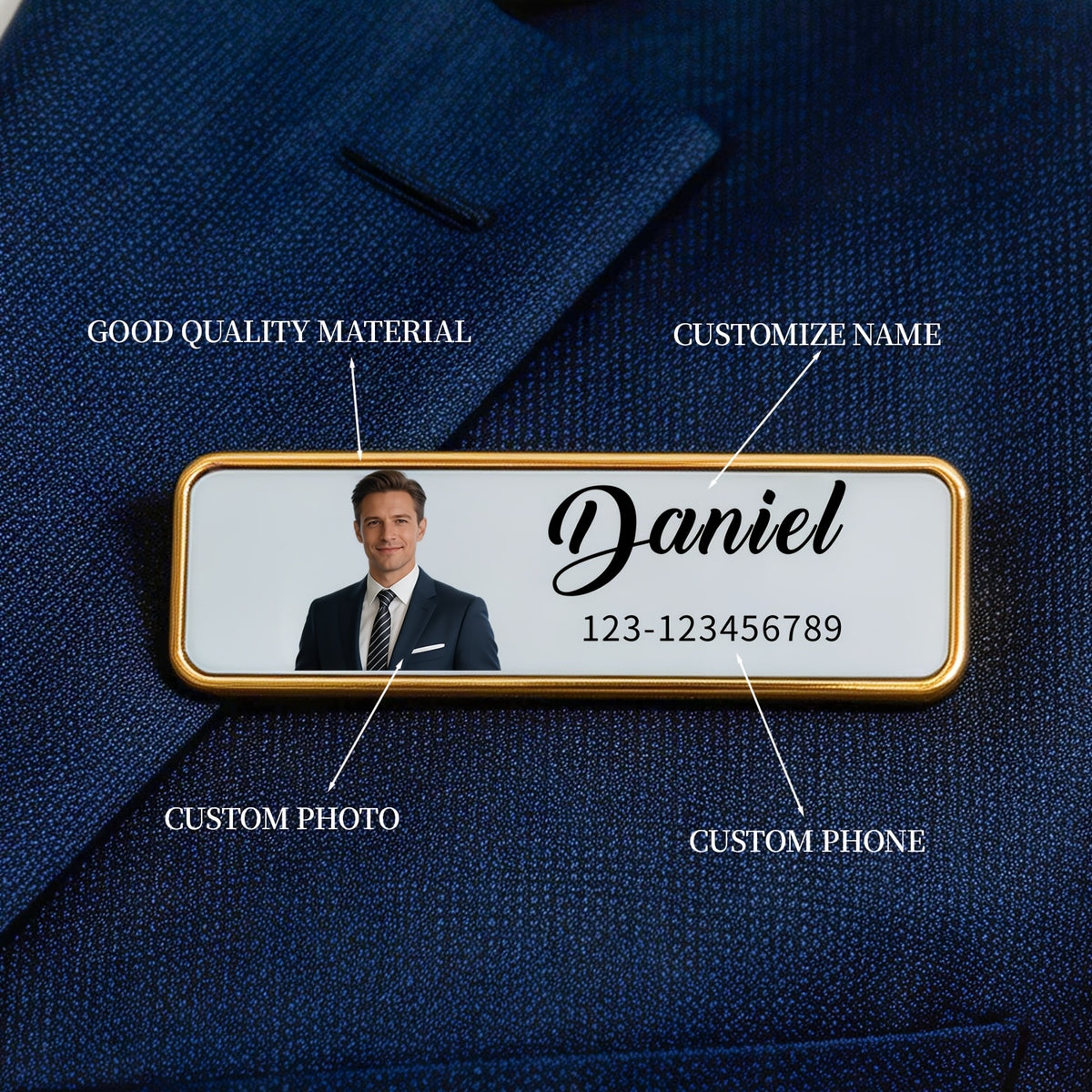 image customization personalized custom name tags badge