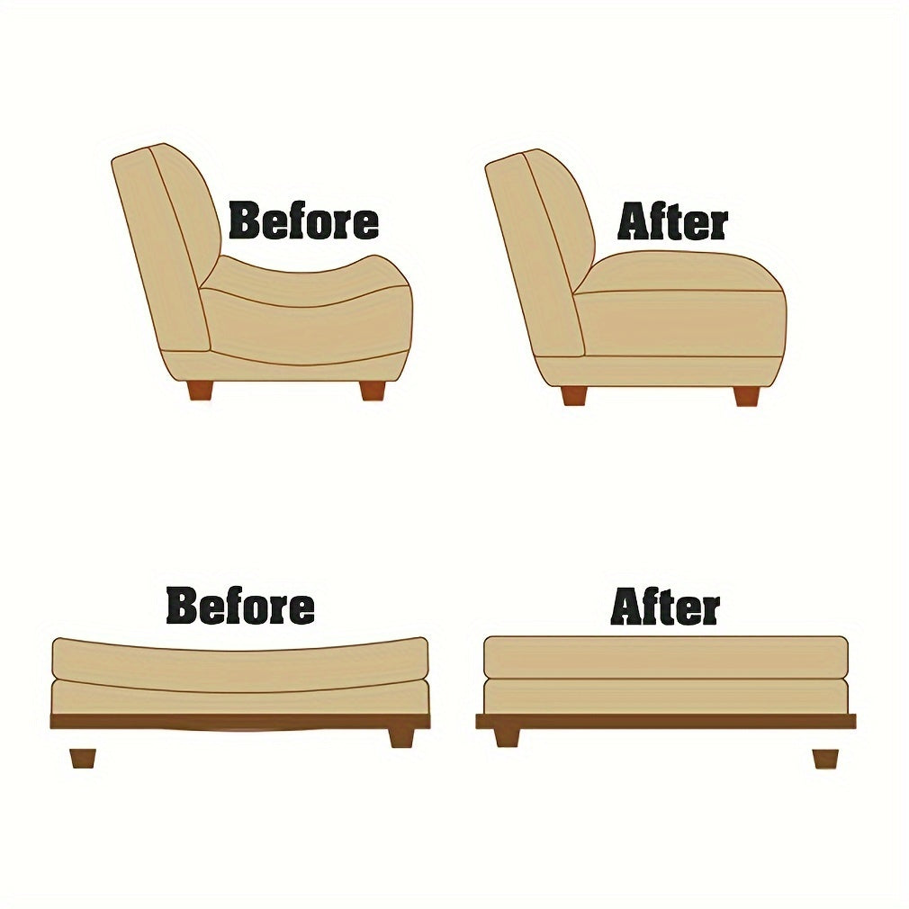 Furniture Fix Seat And Cushion Support, Furniture Lifter Sofa Booster, Sofa Support, Couch Saver Pad for Under Cushion Repair, Furniture Sofa Chair Seat Replacement Board 6 Interlocking Panels-Ideal for Extending Cushion Life & Preventing Sagging
