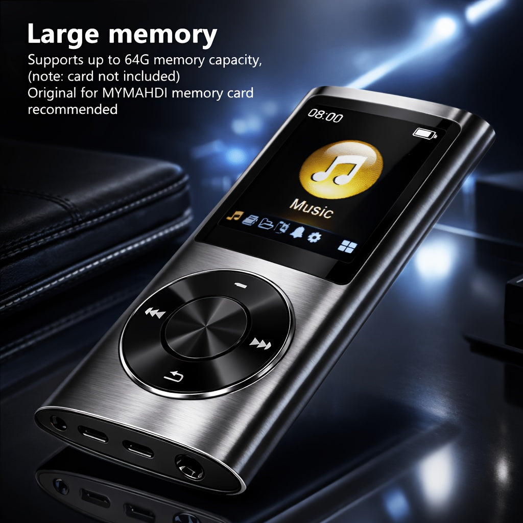 portable mp3 player stylish   a 1 8 inch lcd screen