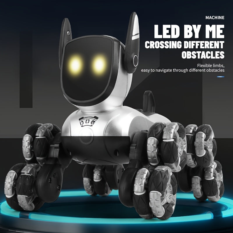 rechargeable electronic interactive intelligent robot dog