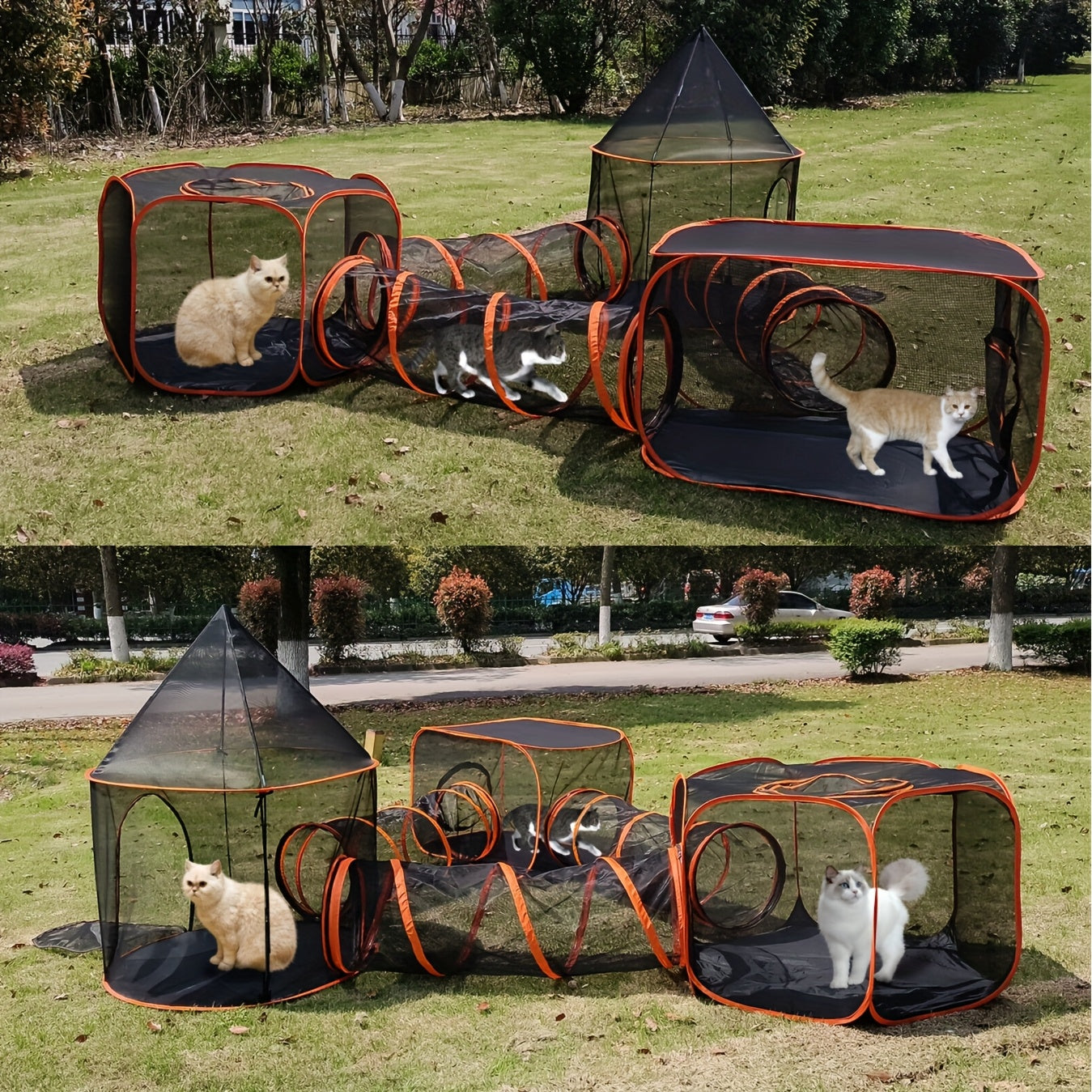 outdoor 6 in 1 pet enclosures large playpen portable
