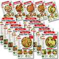set high protein salad recipe cards   prep guide