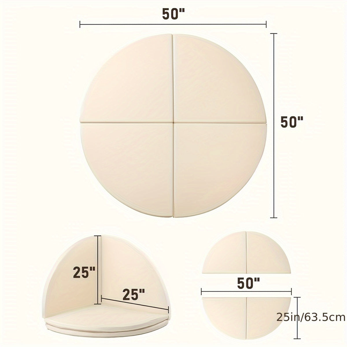 four part versatile play mat made modular vegan leather easy