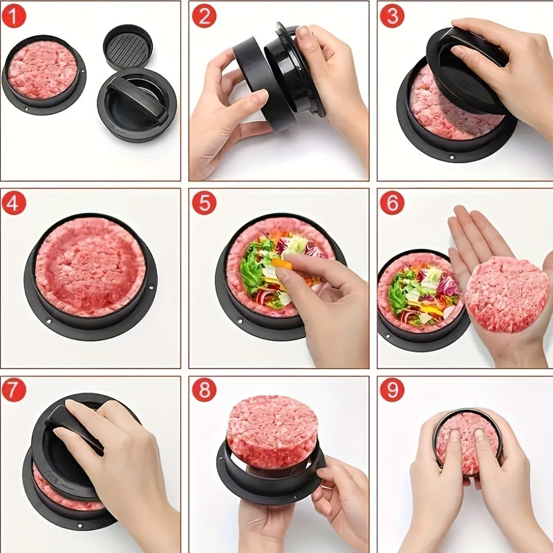 1 set hamburger press patty press   press