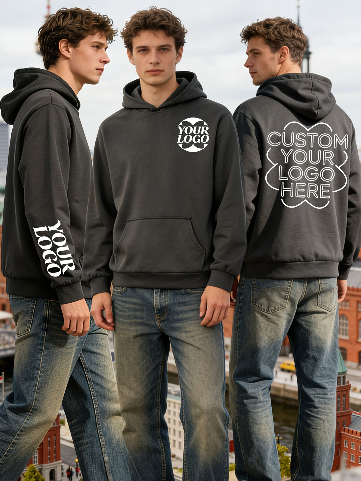 custom made high quality mens clothing including hooded