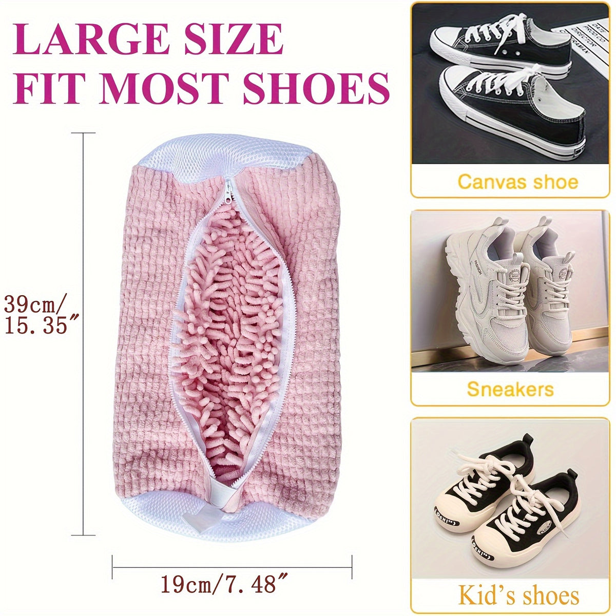 1pc shoe washing machine bag laundry shoe bag suitable