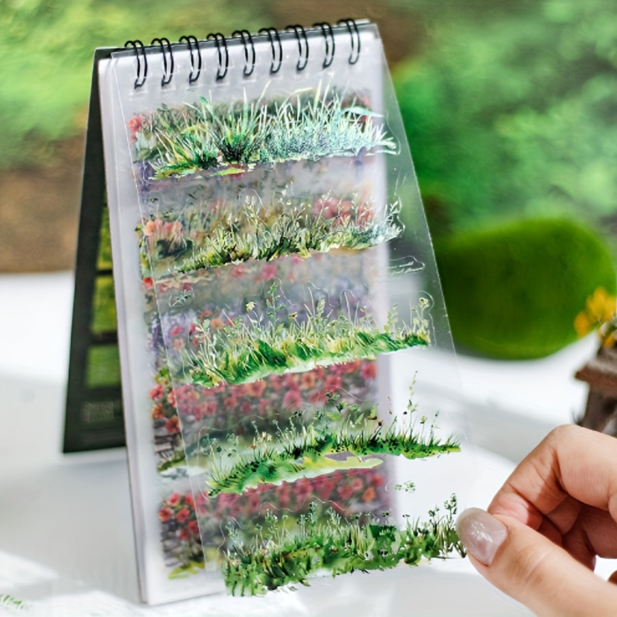 24 sheets book sticker book     series plant