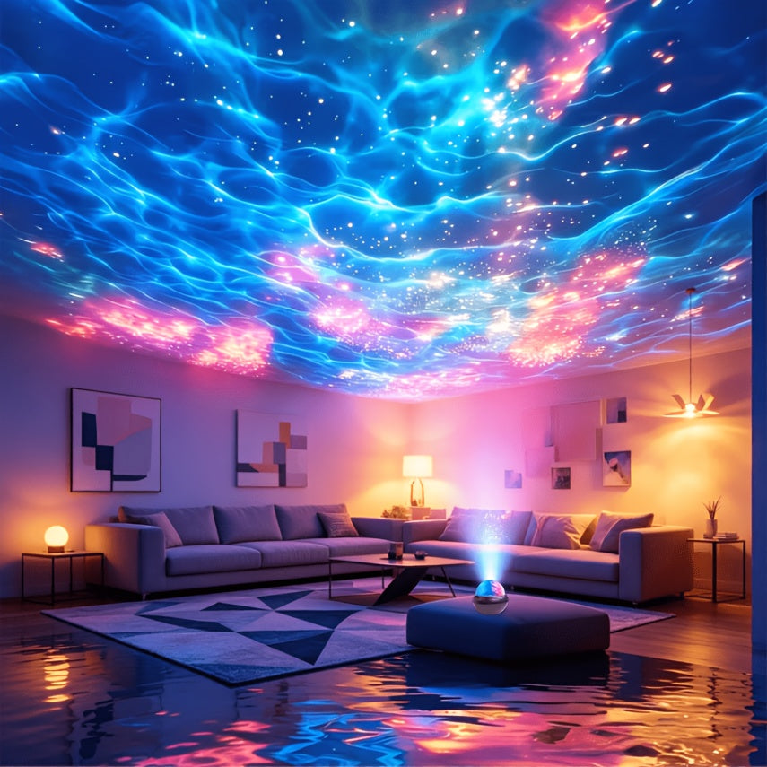 new rgb water ripple projection   lighting effects
