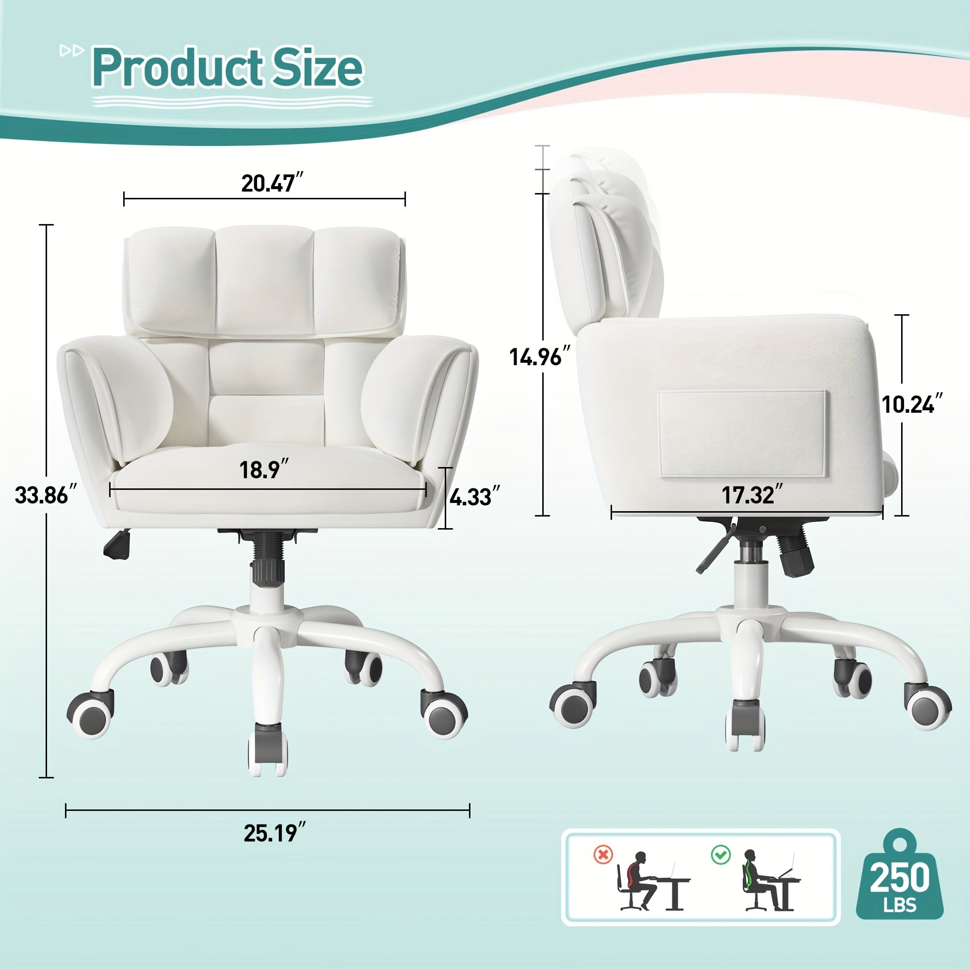 vanity chair   material   back modern