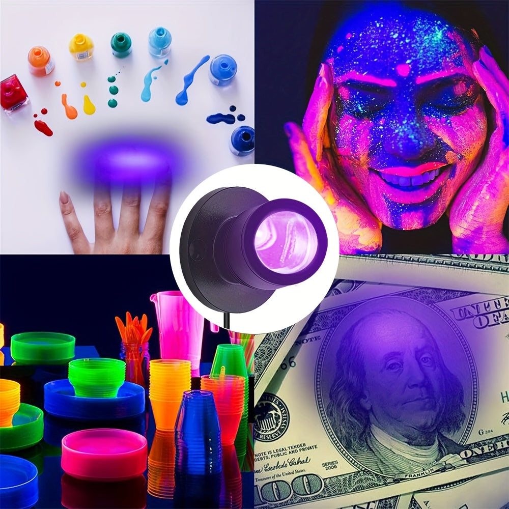6 4 2pcs led uv blacklight usb powered 1w blacklight violet