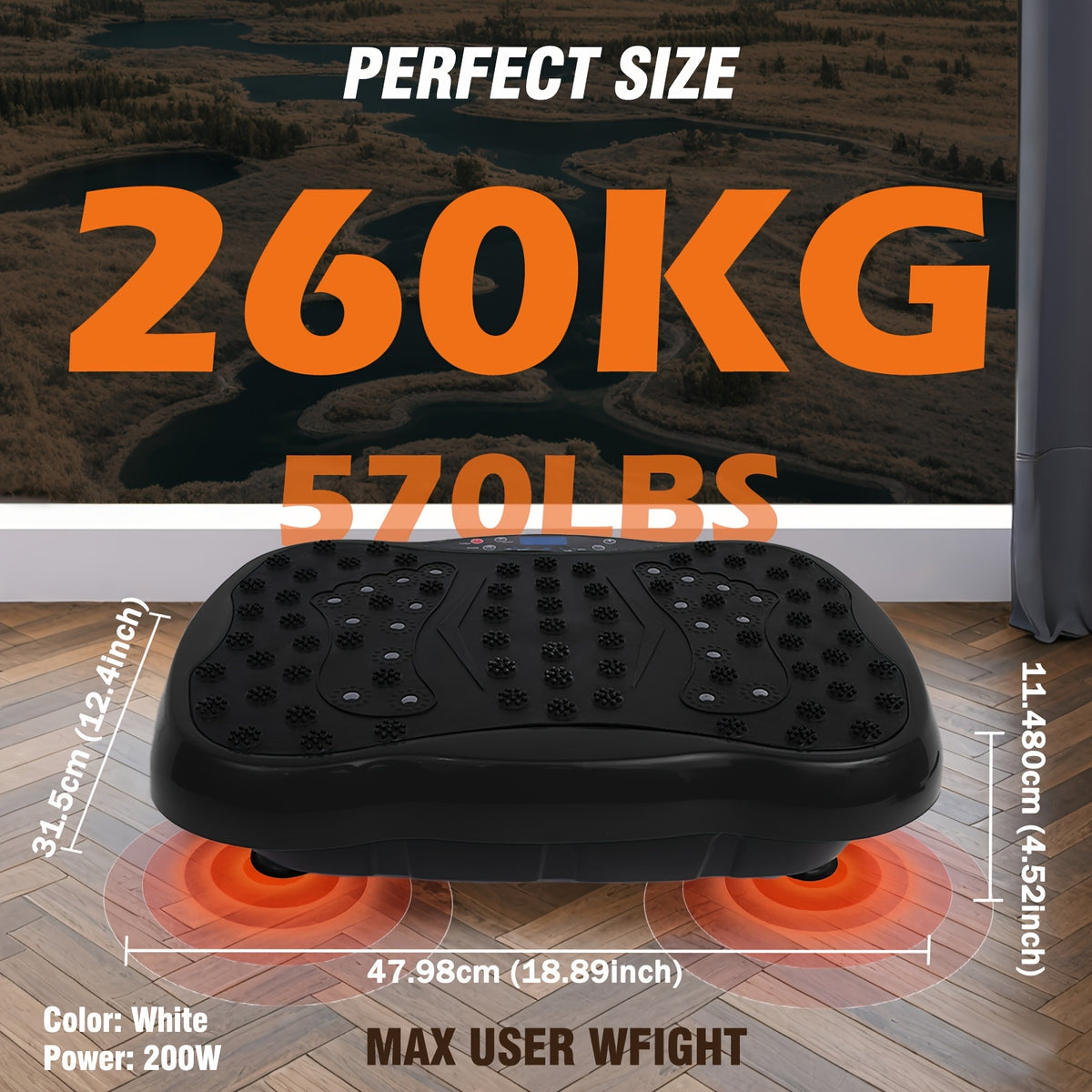 vibration plate exercise machine full body workout vibration