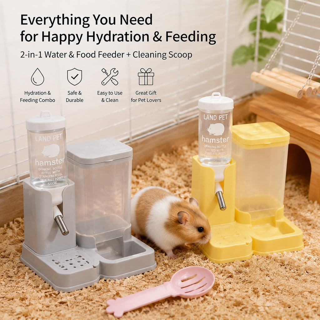 2pcs random   1pc small pet feeder water bowl 1pc