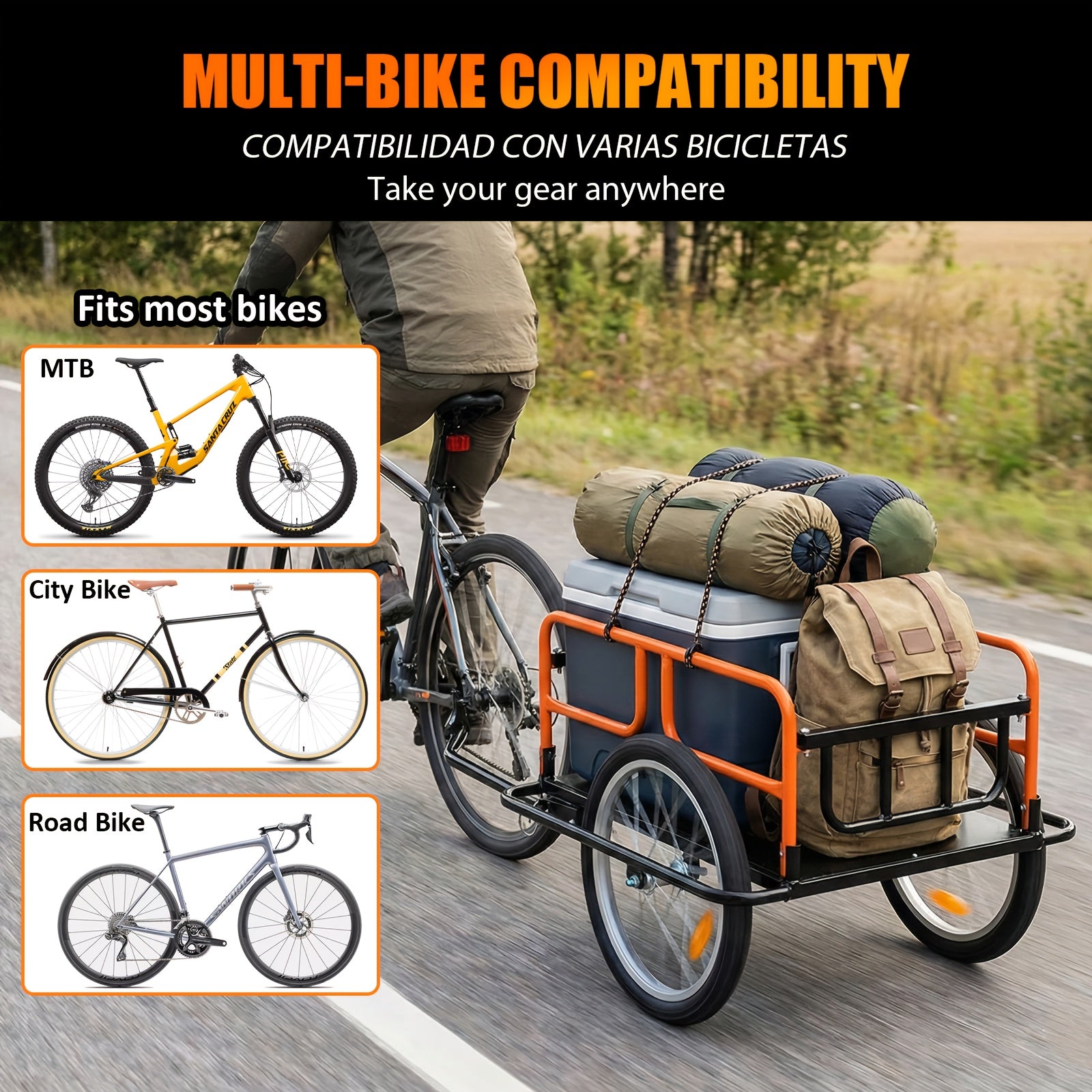 198 lbs heavy duty   trailer road reinforced