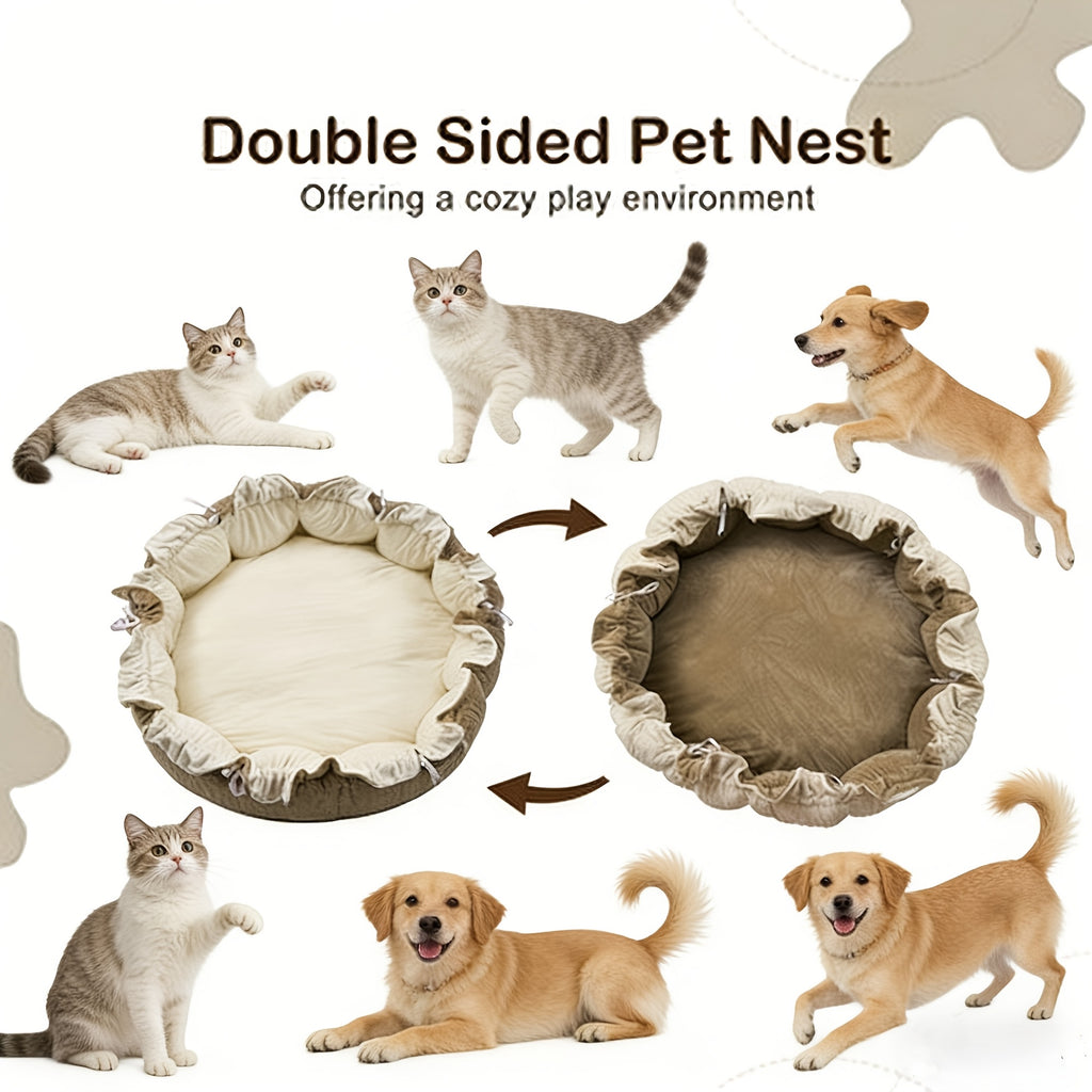 cat bed dog bed 5 in 1 multifunctional   nest