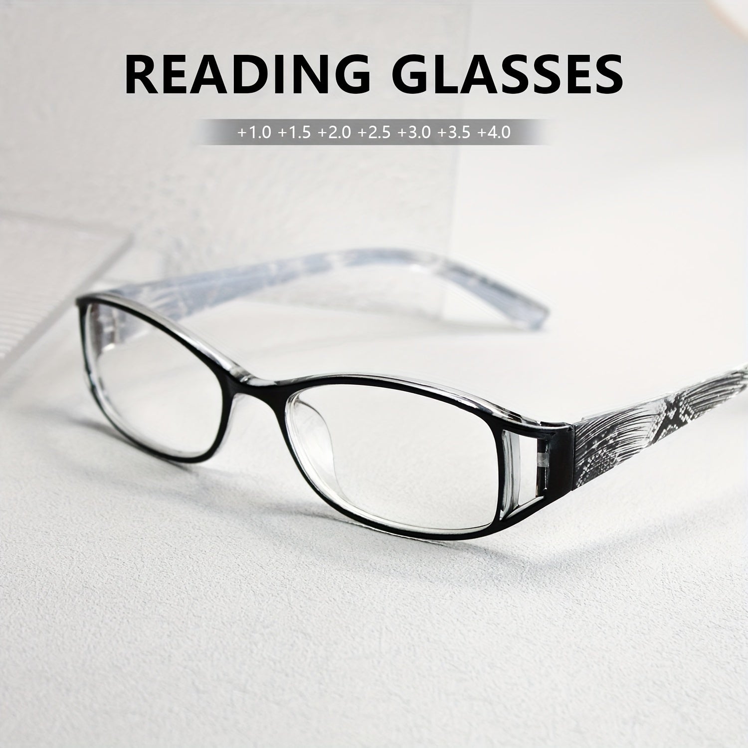 8pcs color striped reading glasses suitable men women