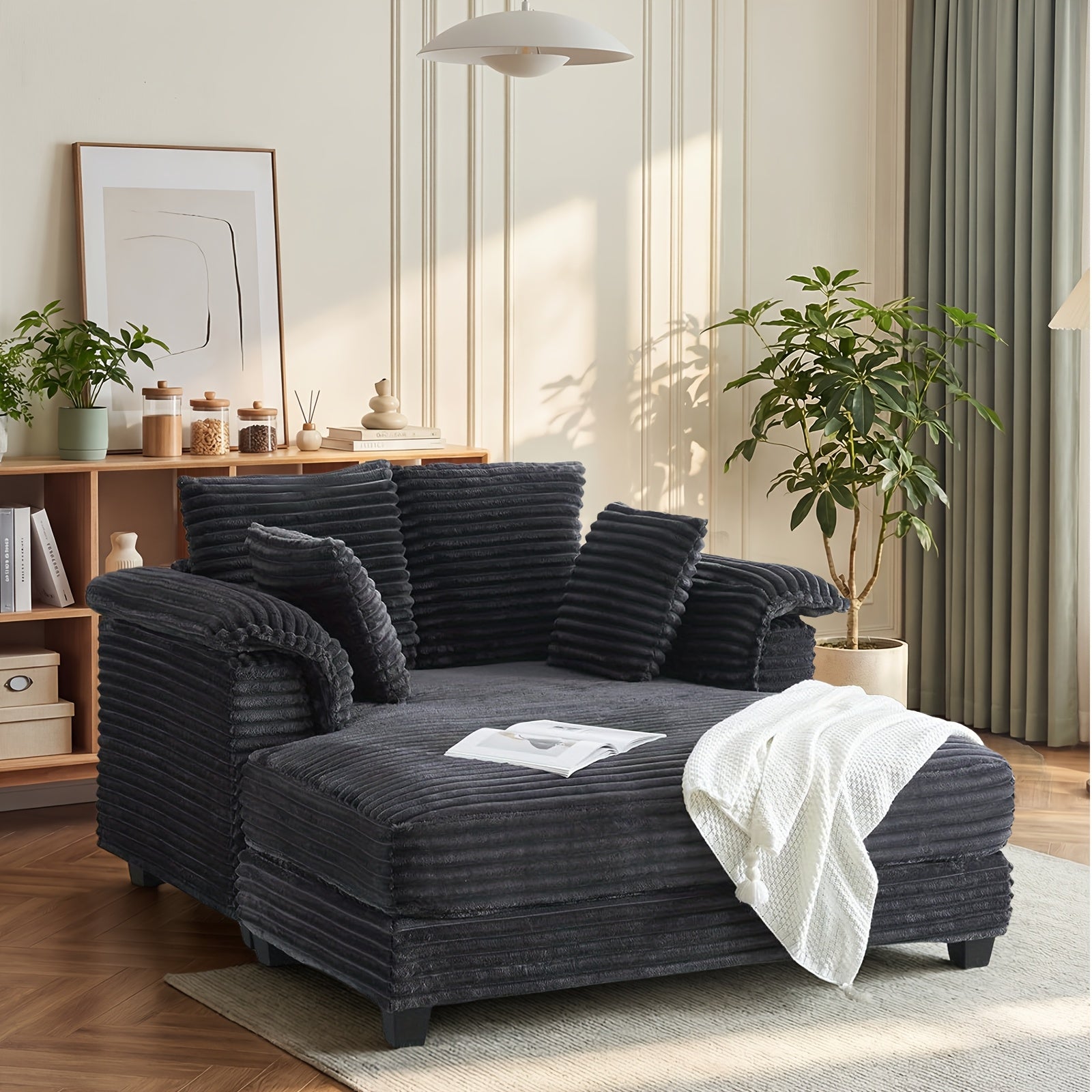 56 oversized corduroy sofa bed recliner sleeper