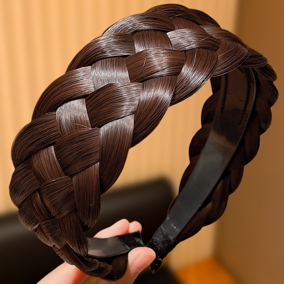 1pc multicolor thick braided womens headband gift women