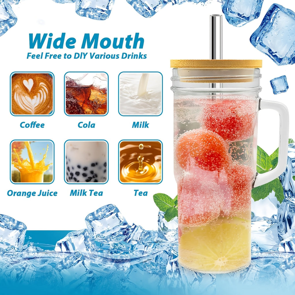 2 4pcs tumblers lid straw 24oz bamboo lid straw