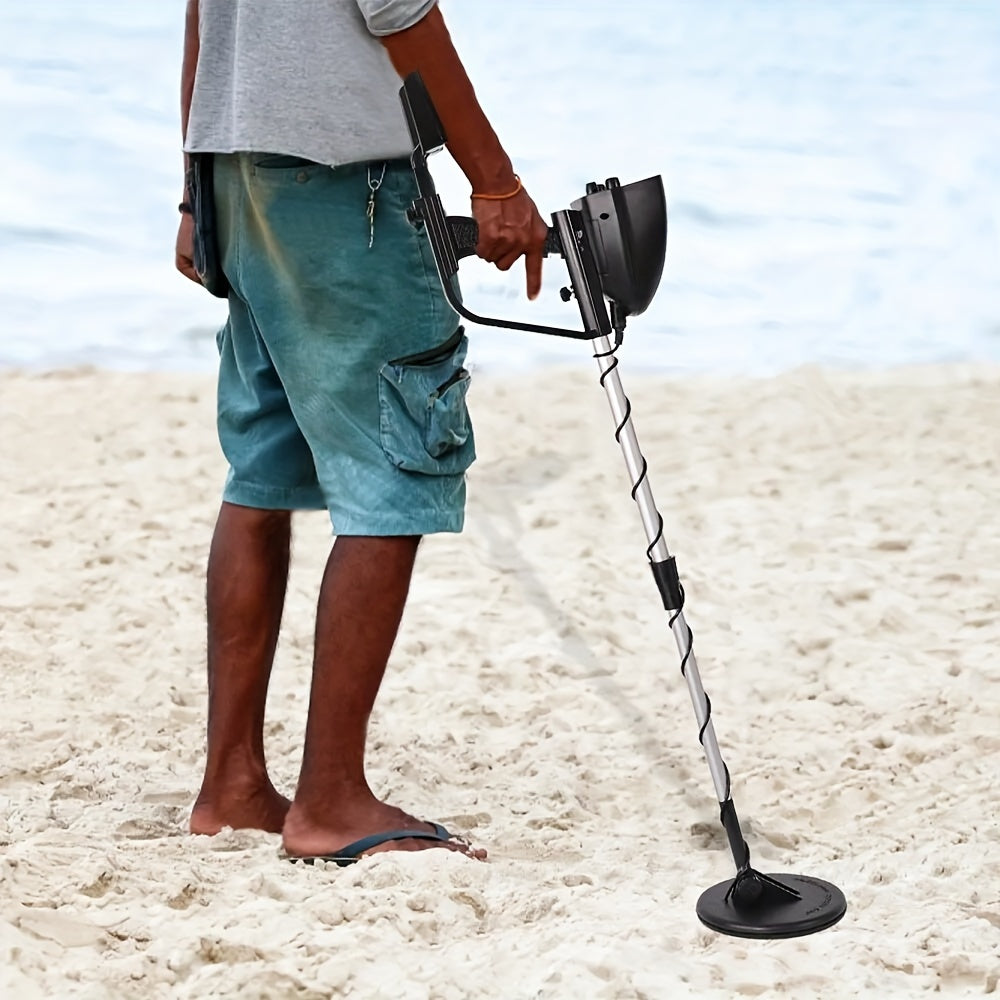 lcd metal detectors golden digger deep sensitive   coil
