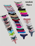 18pcs random assorted lace tanga     comfortable