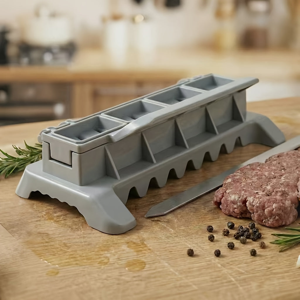 foldable kebab maker 1pc portable bbq skewer press grilling