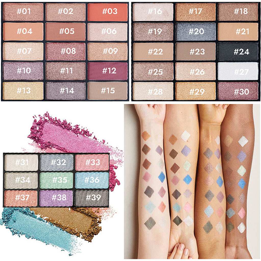 professional makeup kit women full kit mirror 58 colors in