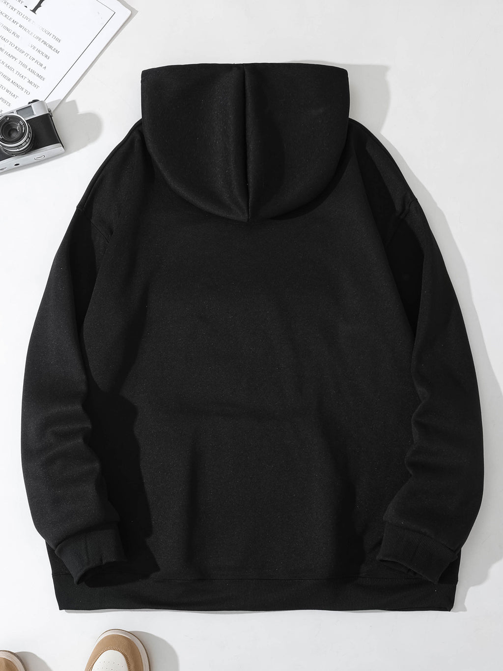 5pcs mens casual hooded sweatshirt set soft comfortable