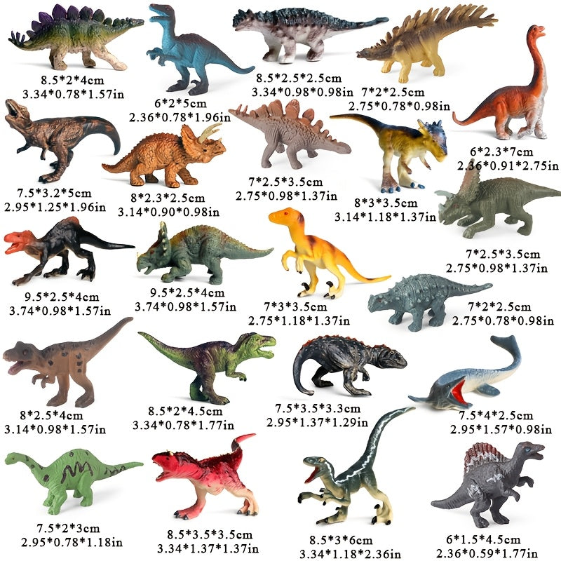 22pcs medium dinosaur set dinosaur action figure perfect