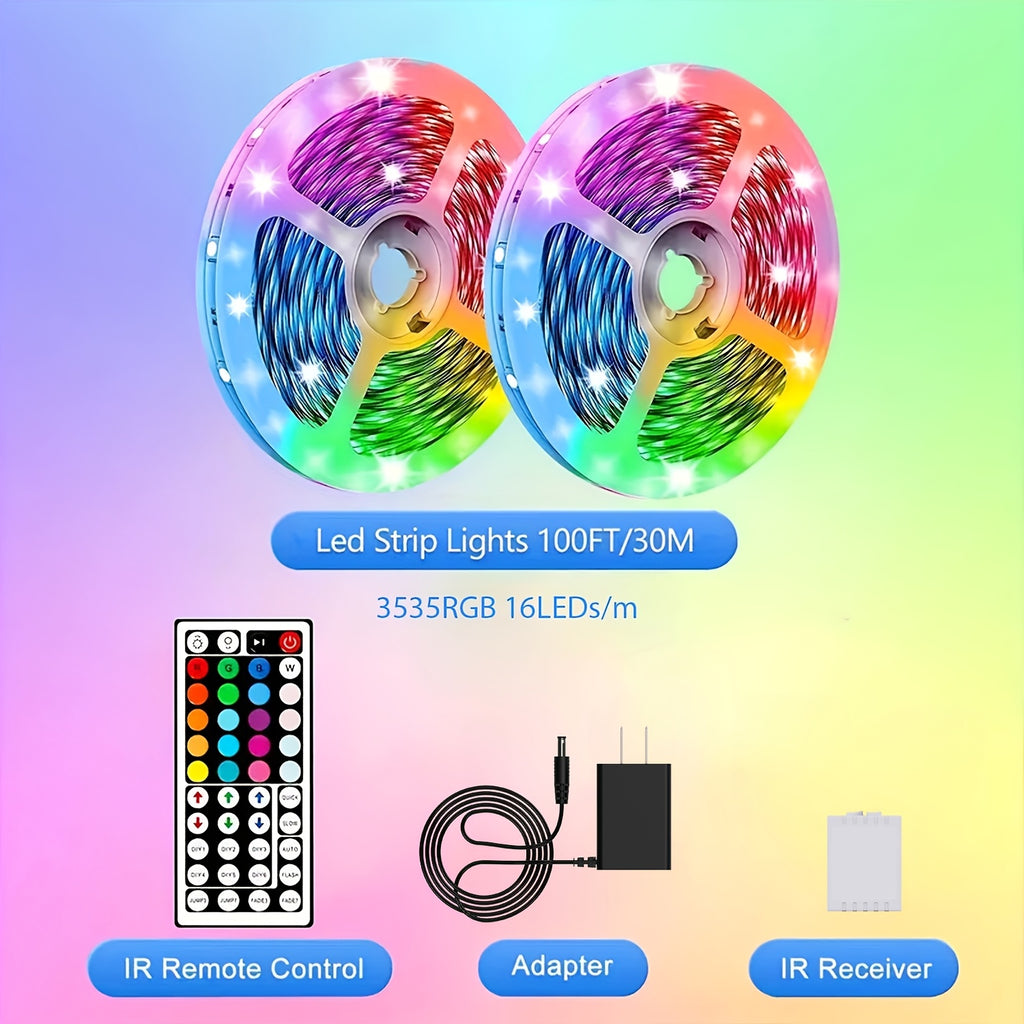 100  lights bedroom color changing led strip