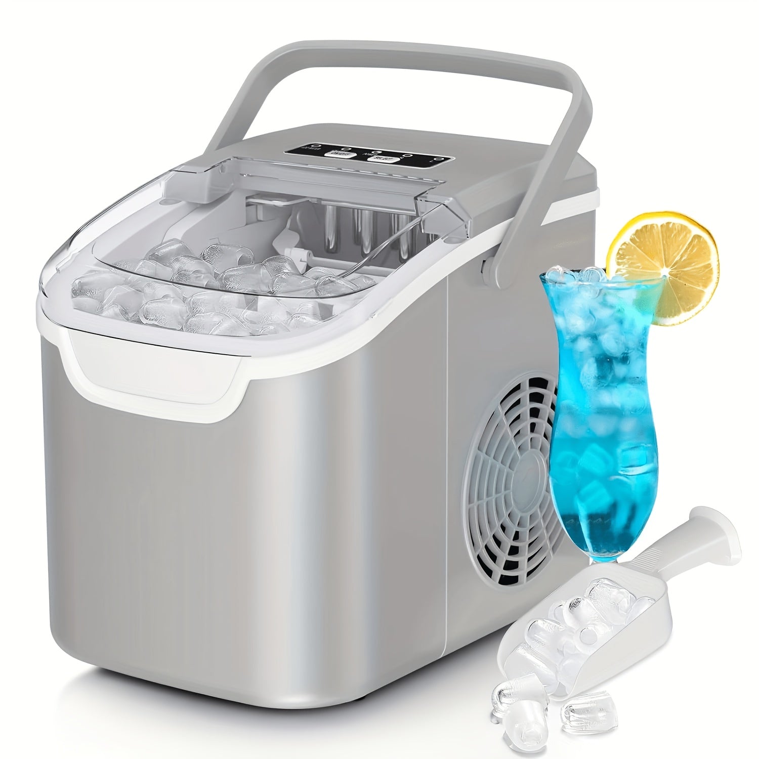 ice makers countertop 35lbs day pebble ice maker