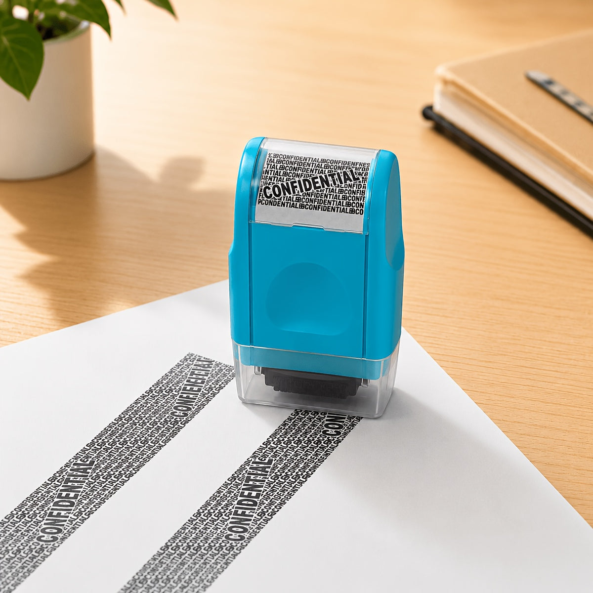 1pc   roller stamp confidential data defender