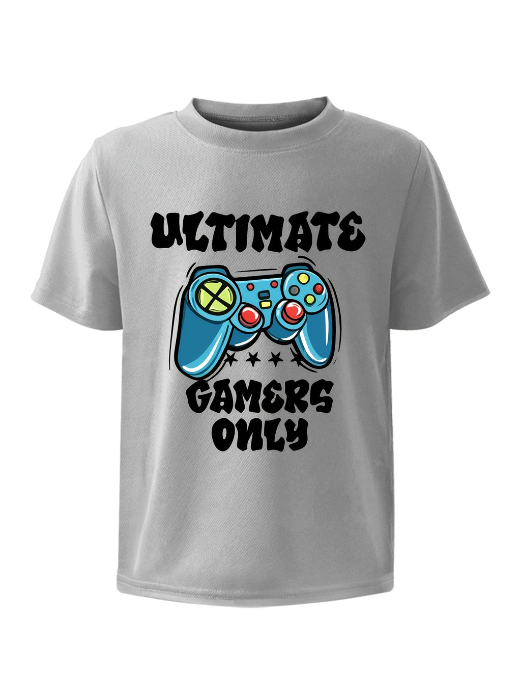 4pcs boys game controller printed t shirt girls boys multi
