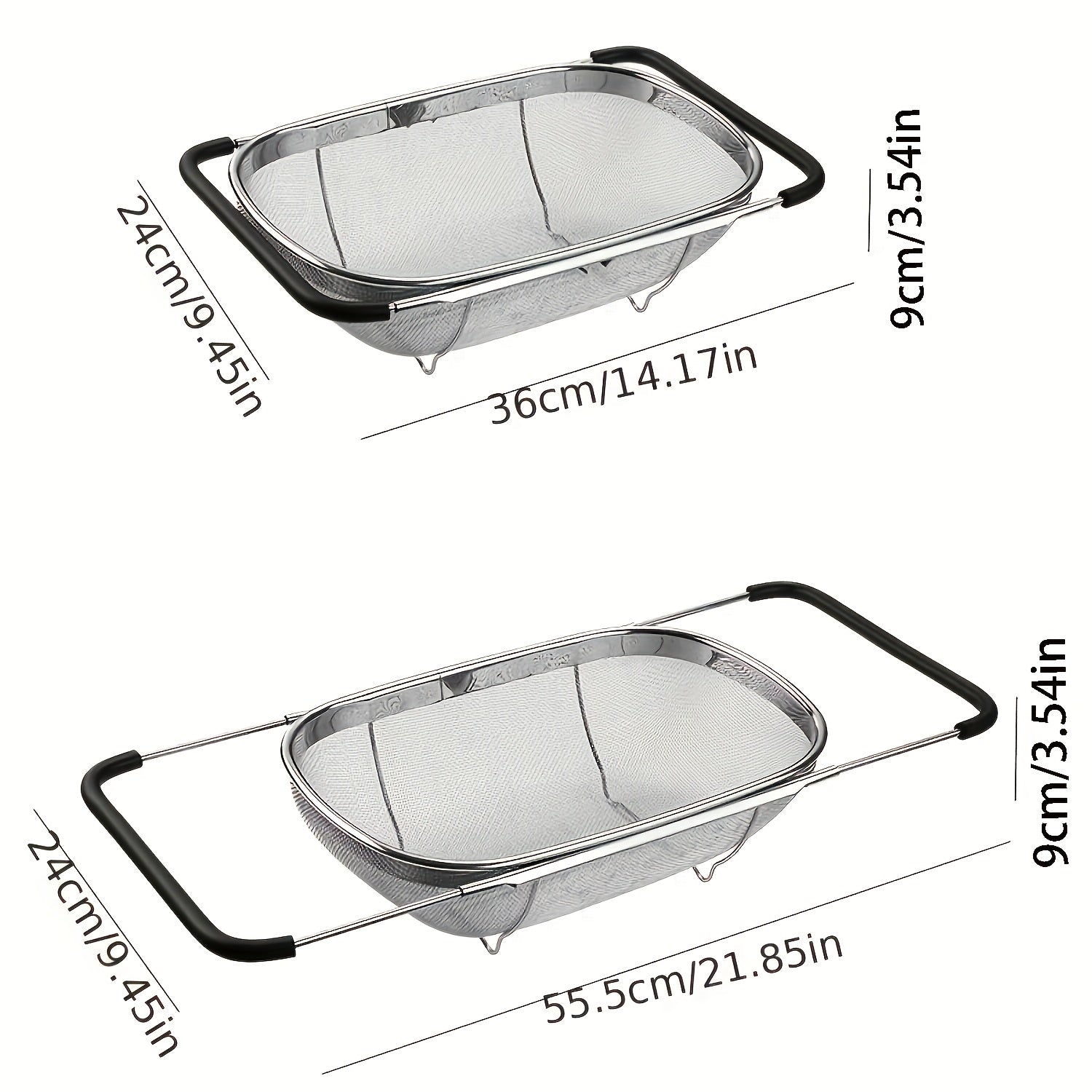 1pc sink colander vegetable sink washing basket fruit drain