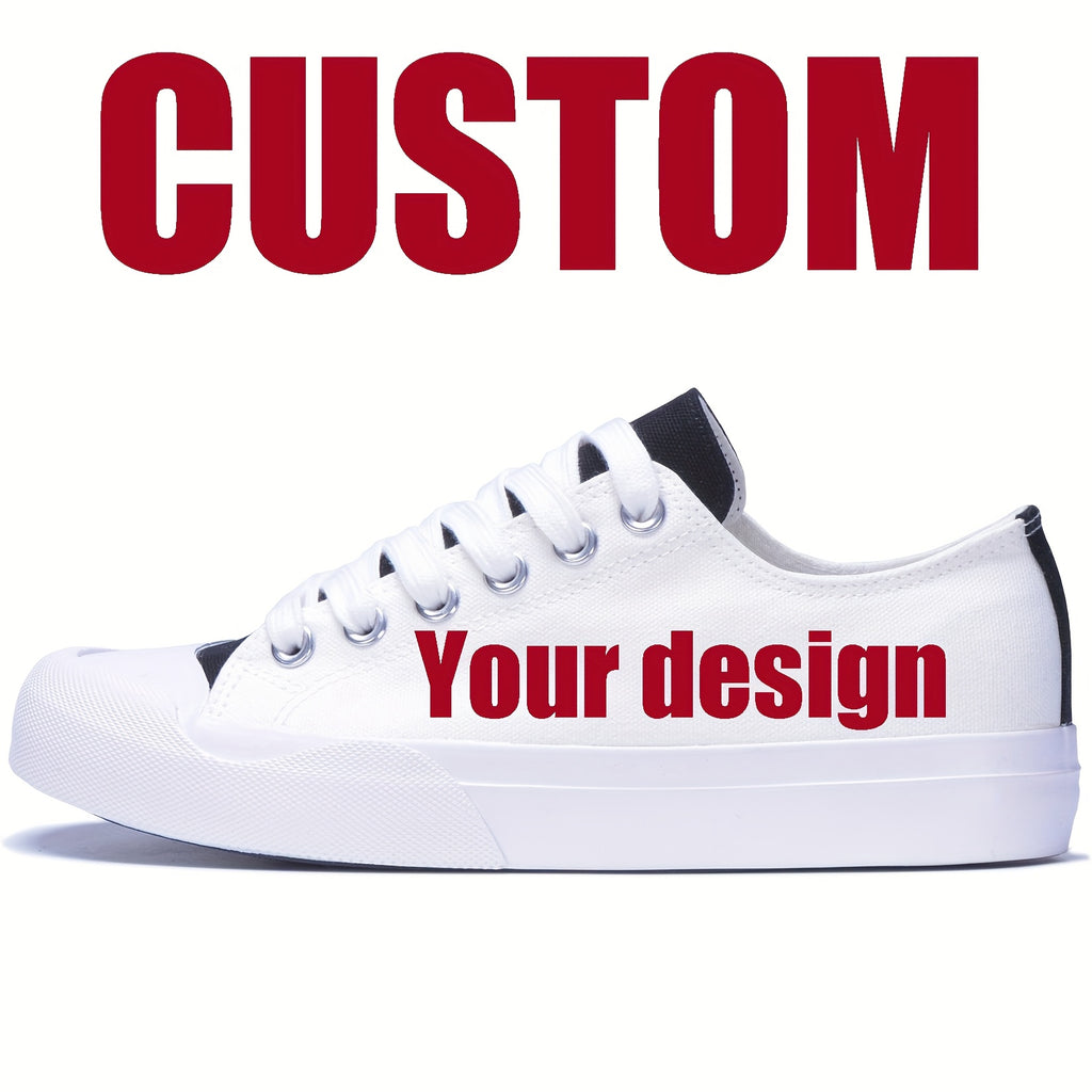 custom photo image white low top white high top black high