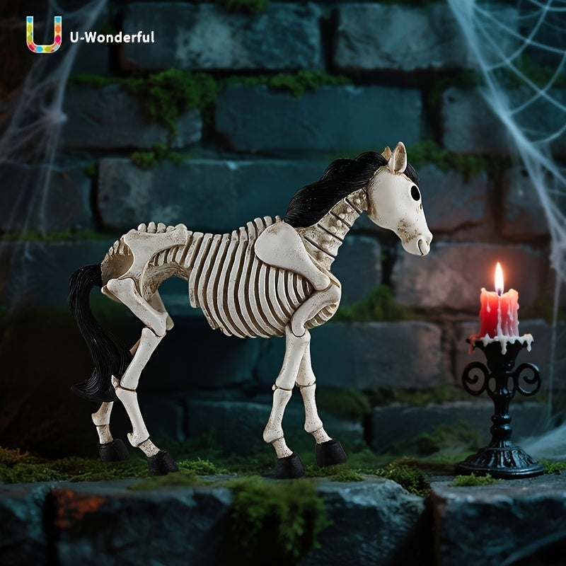 unique halloween party gift featuring a skeleton horse