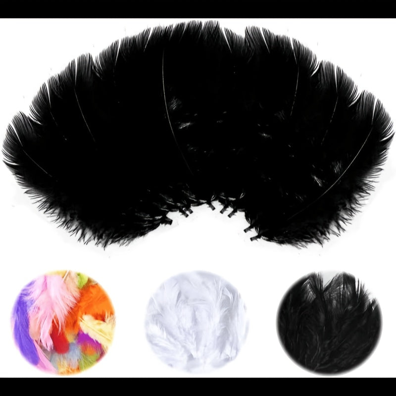 297pcs colorful artificial feathers suitable diy crafts