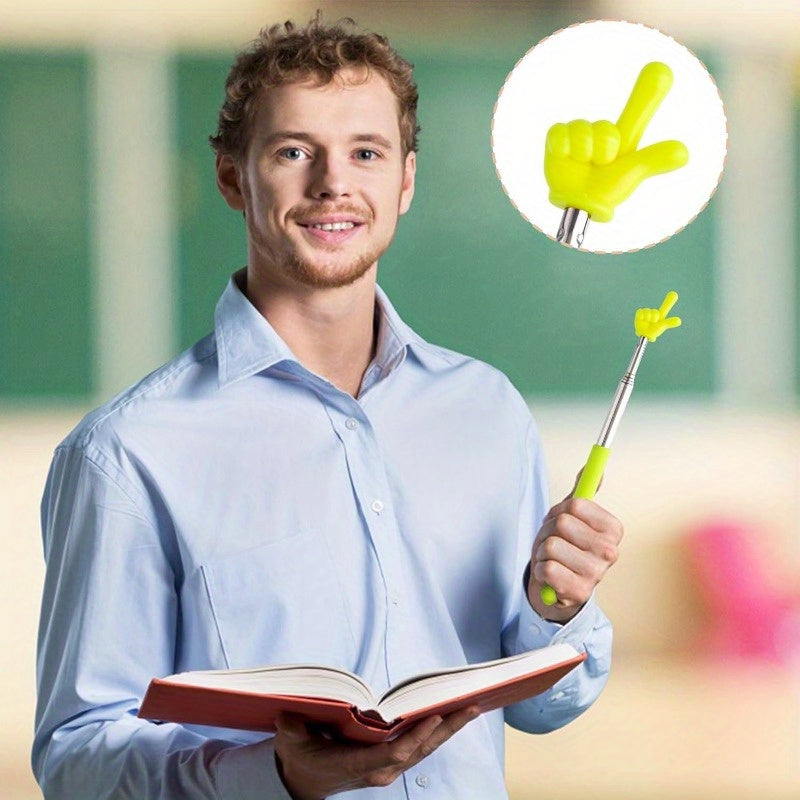 5pcs random color retractable teacher pointer ergonomic grip