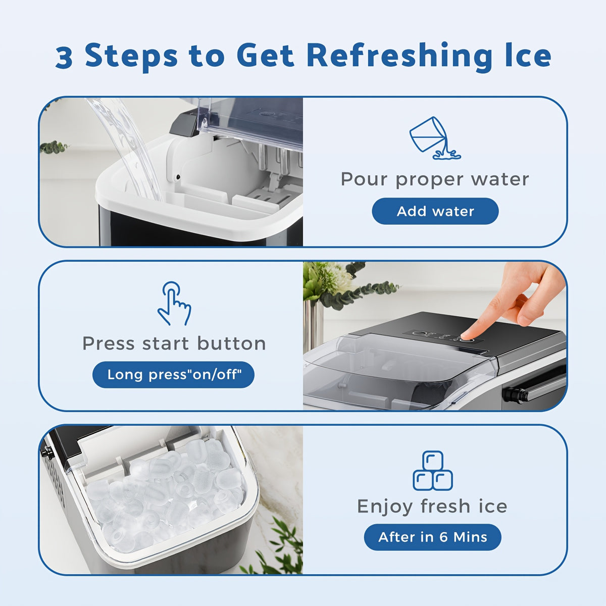 countertop ice maker   portable ice machine 9