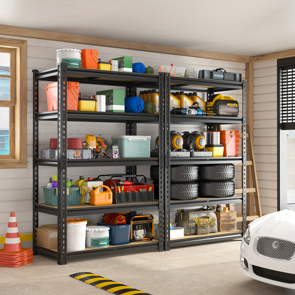 reibll 72 heavy duty garage shelving 5 tier adjustable