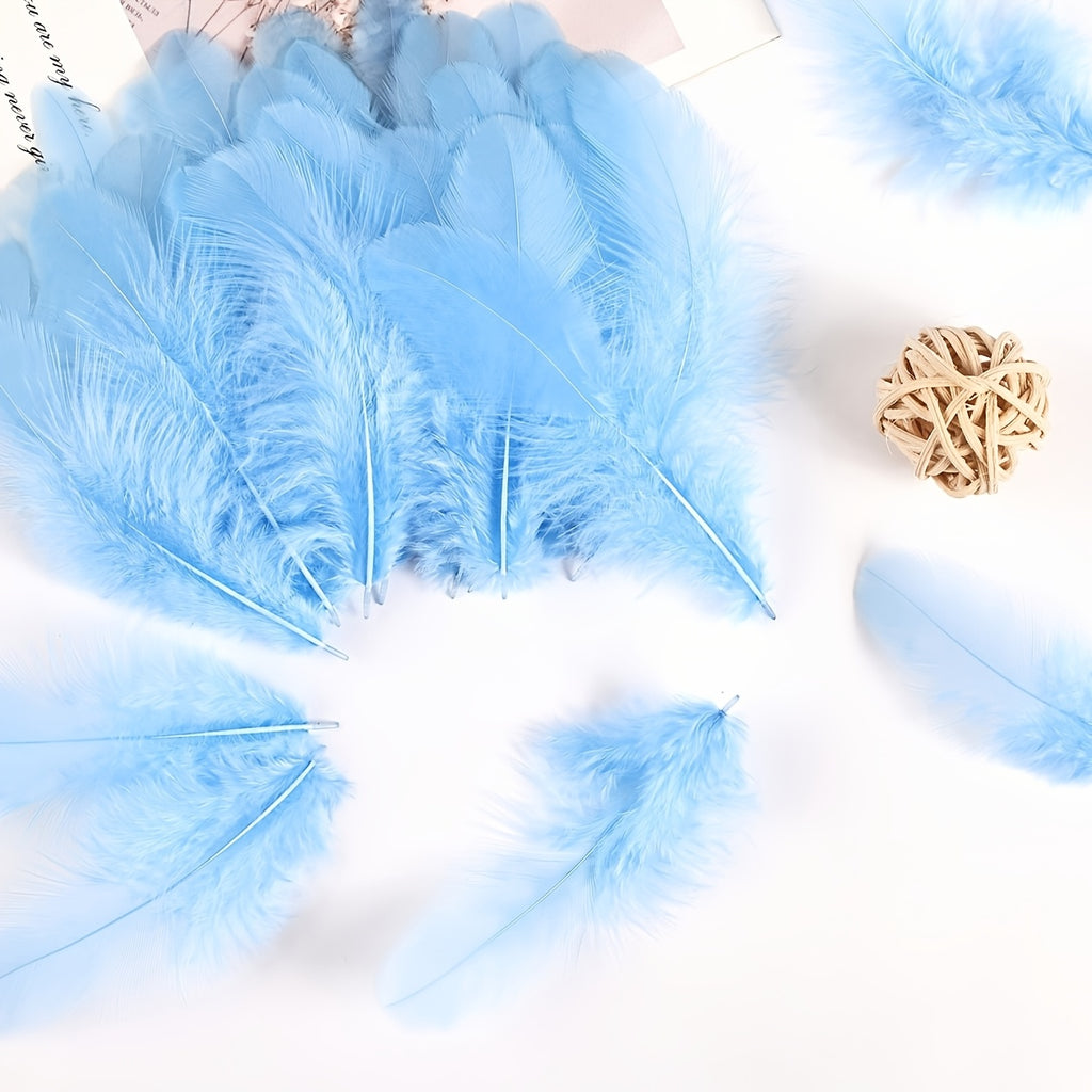 297pcs colorful artificial feathers suitable diy crafts