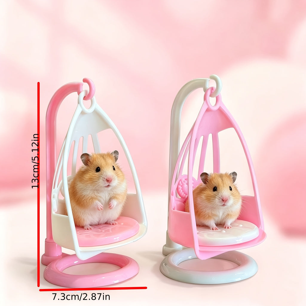 2pcs set breathable rocking chair small animals in luxurious