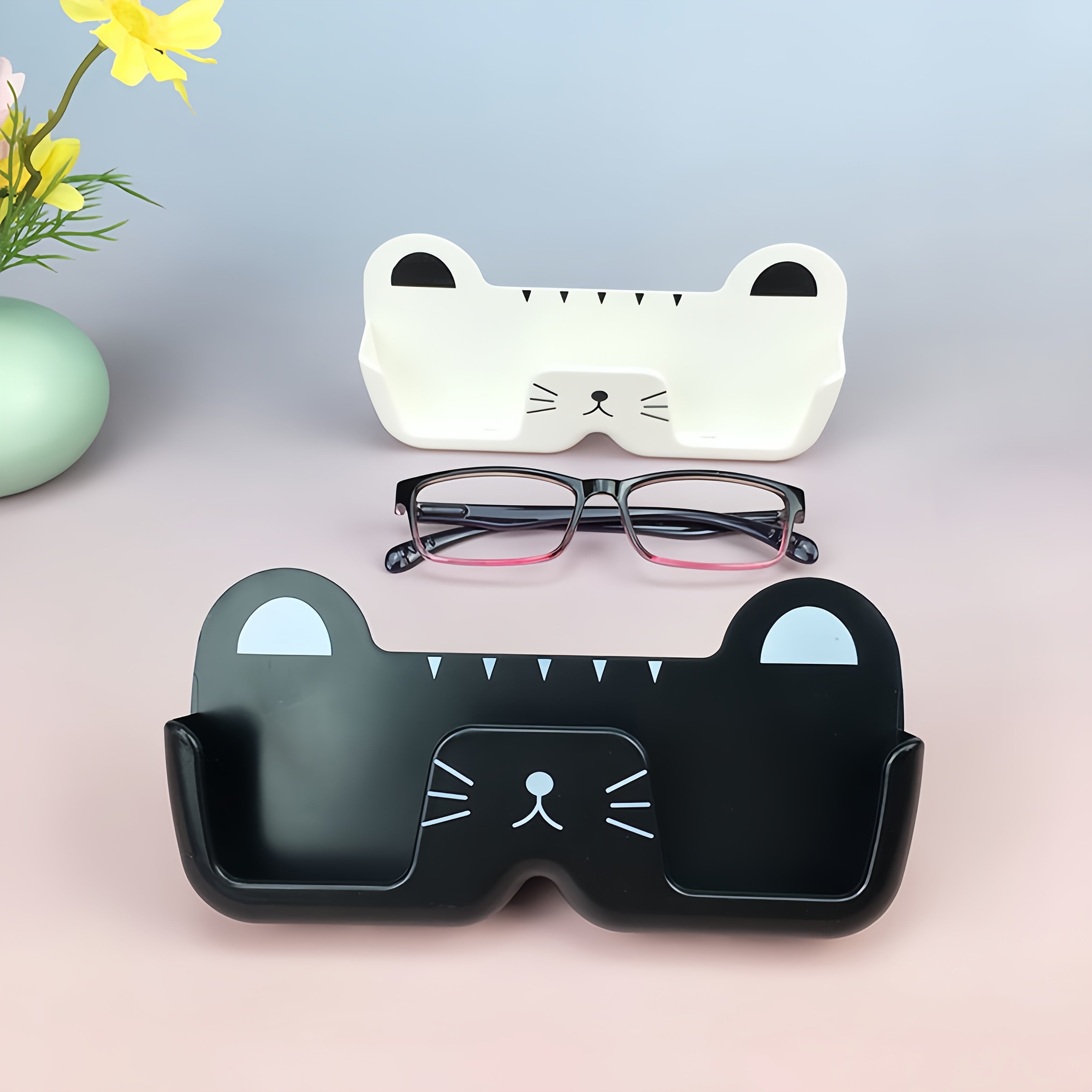 wall mounted glasses storage box suitable bedside bathroom