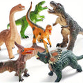 6pcs large dinosaur figures educational book